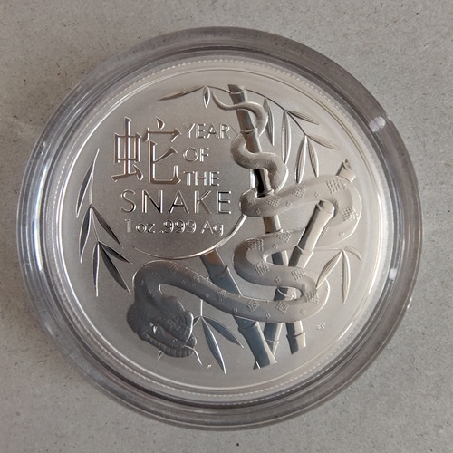 干支銀貨(2025巳)