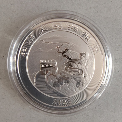 2025雲龍図銀貨(表)