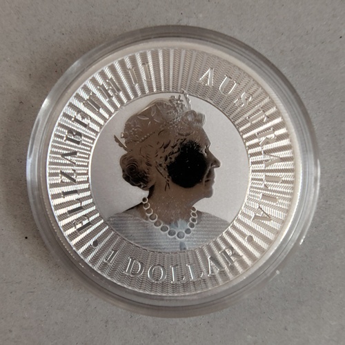 2022カンガルー銀貨(表)